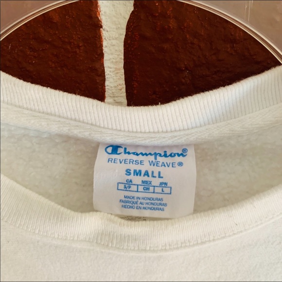 Champion Reverse Weave Crew Neck White - Picture 4 of 4